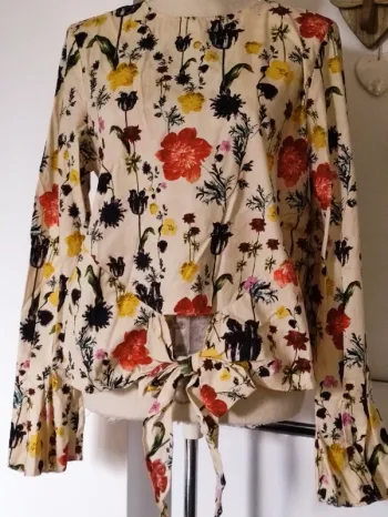 💋 coquelicots 🌱magnifique blouse bohème