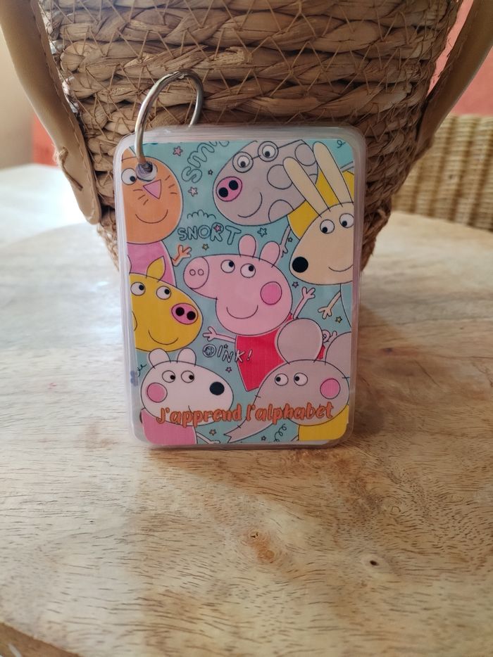 Abécédaire réutilisable Peppa Pig