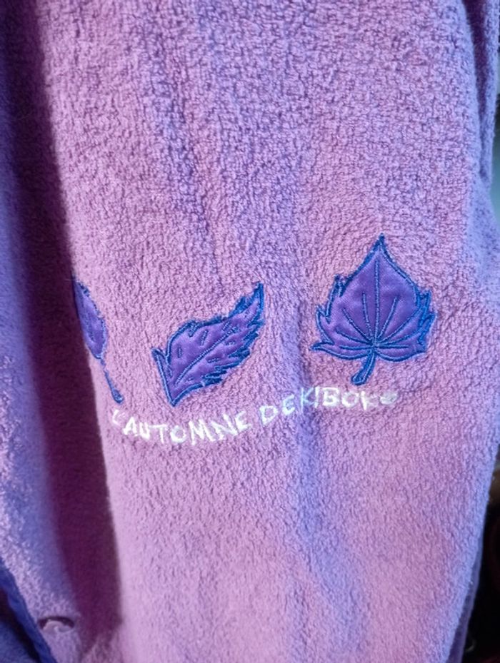 Pyjama femme coton doux violet - photo numéro 4