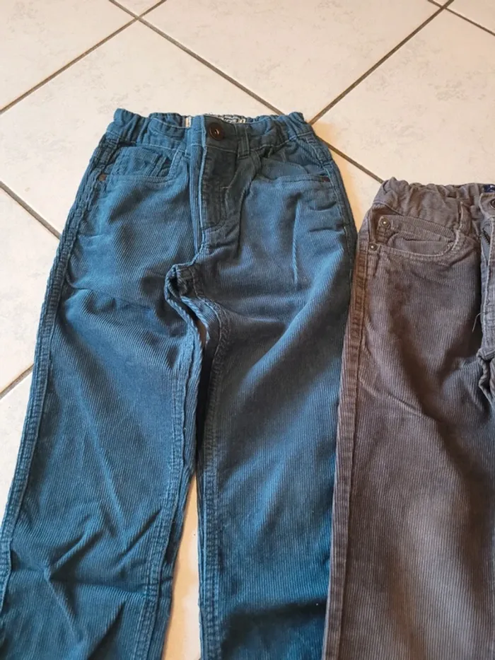 Lot pantalons velours garçon - photo numéro 8