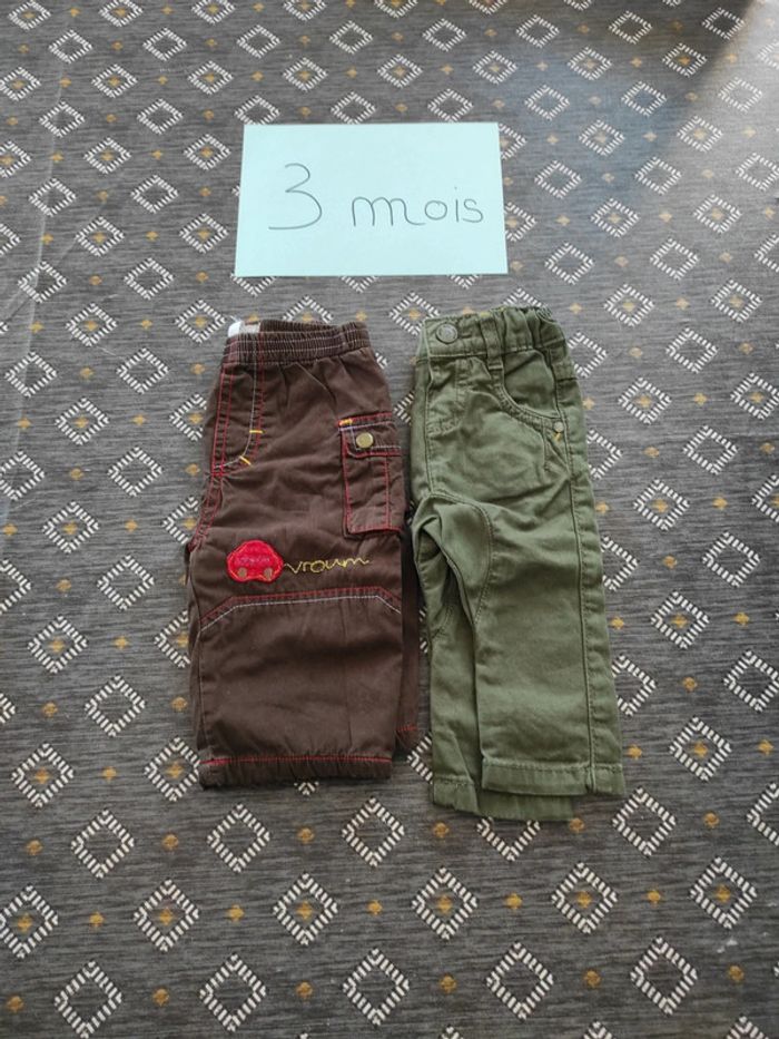 Lot jean et pantalon 3 mois