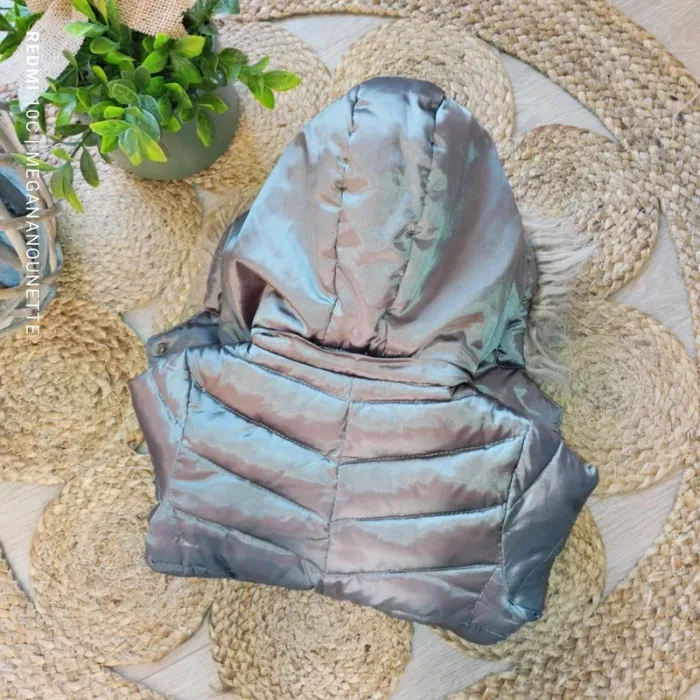 🧥 Doudoune brillante grise Zara – Taille 3 ans (98 cm) - photo numéro 10