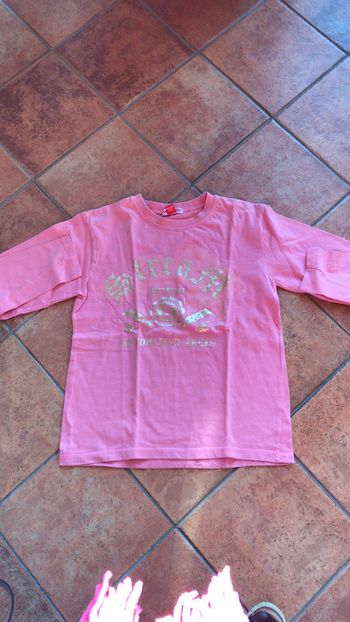 Orchestra t shirt manche longue rose