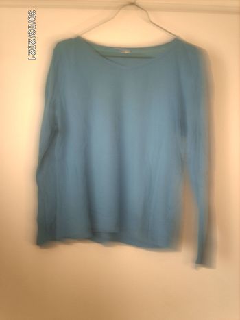 pull fin bleu