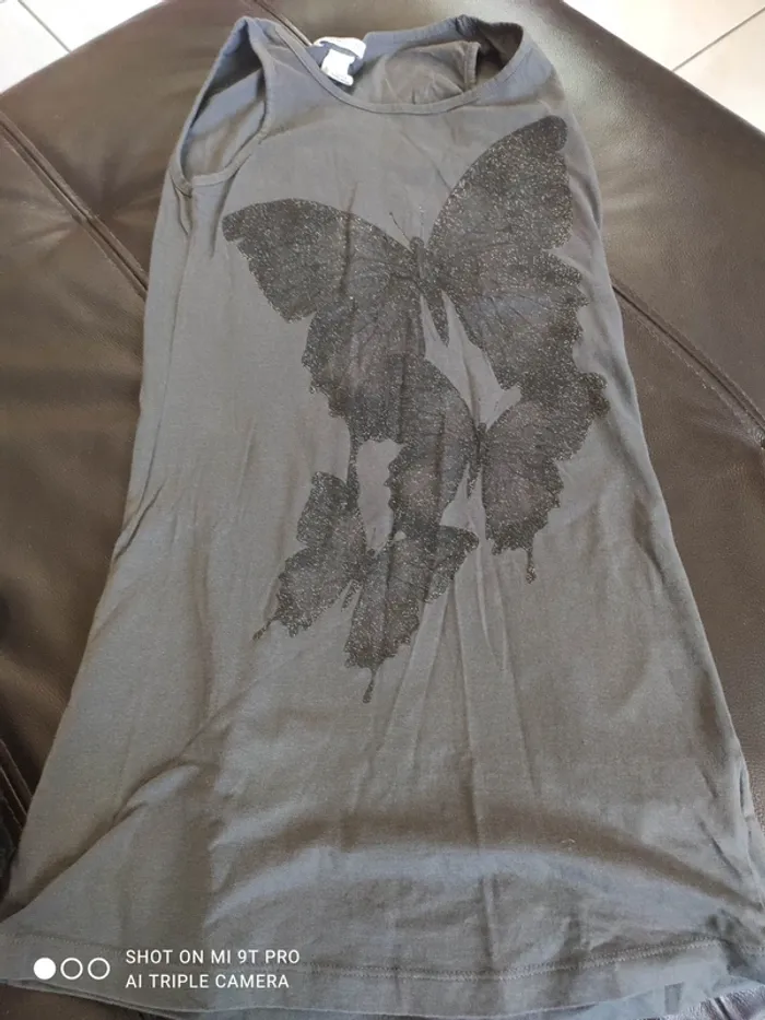 Robe hm papillons 12 14 ans