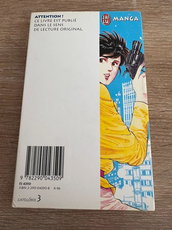 Manga city hunter tome 8 édition j’ai lu - photo numéro 2