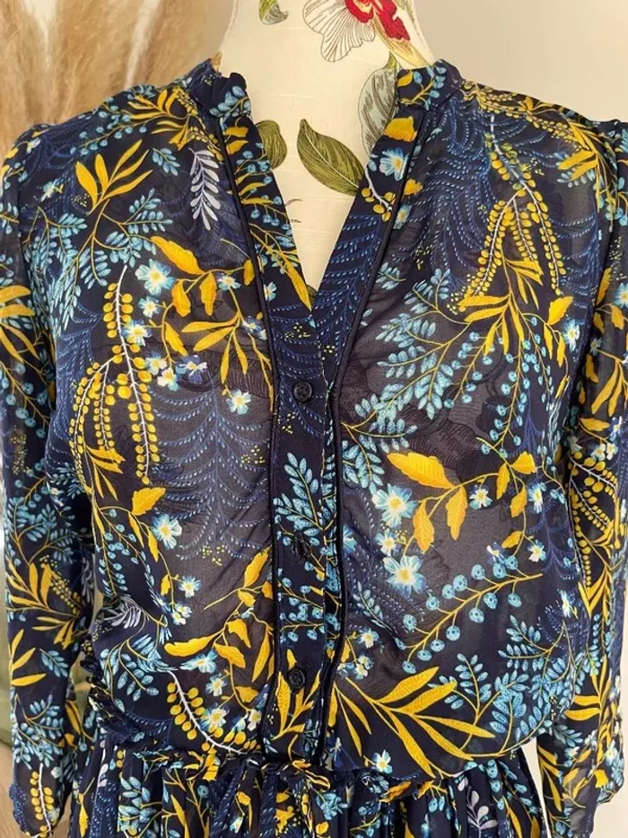 Robe fleurie Naf Naf T36 - photo numéro 2