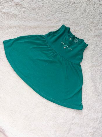Robe verte - Kiabi - 12 mois