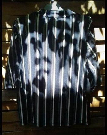 Top à rayures M3/4 blanc & noir 38/M - Jennyfer