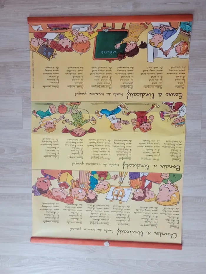 Poster affiche éducatif verbe - photo numéro 6
