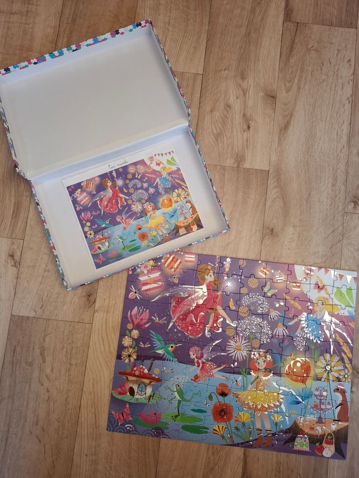 Puzzle argenté 100 pièces – Thème : Le Royaume des Fées - photo numéro 4