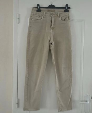 Jean skinny beige 
