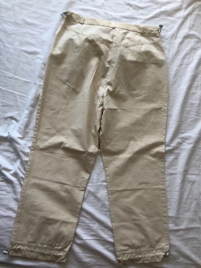 Pantacourt beige taille 42 - photo numéro 2