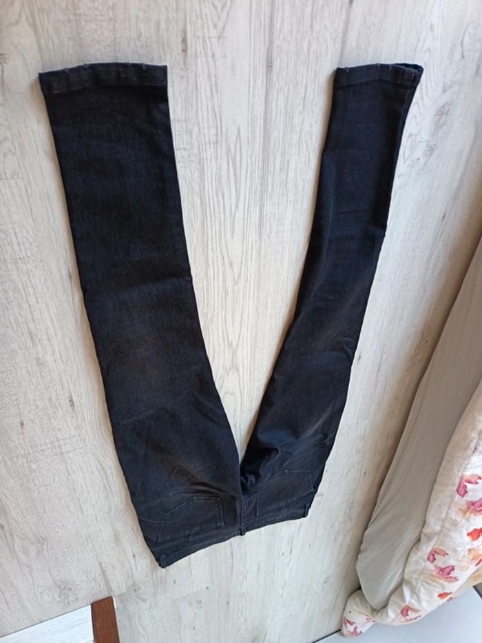 Pantalon jeans 38 M femme gemo tbe noir - photo numéro 9
