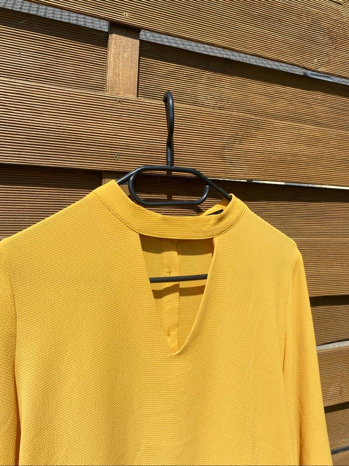 Blouse moutarde Edji - photo numéro 3
