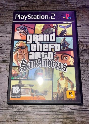 Grand Theft Auto San Andreas - Jeu PS2 complet Sans Carte VF Sony PAL