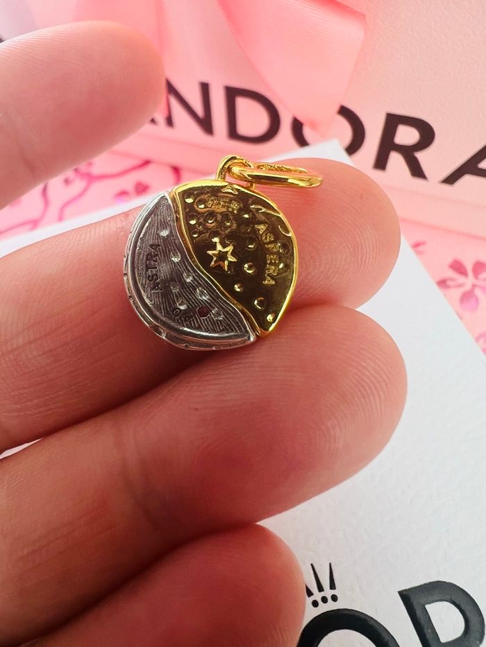 Médaillon talisman ma lune et mon soleil séparables - photo numéro 5