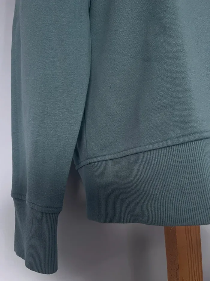 🧶 Pull col rond Mustang bleu – Taille M, style casual avec logo signature - photo numéro 2