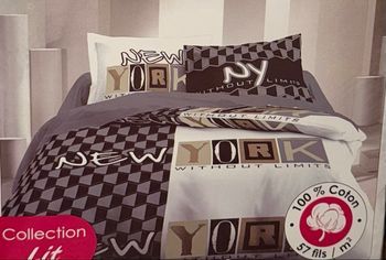 Magnifique housse de couette 100% coton 