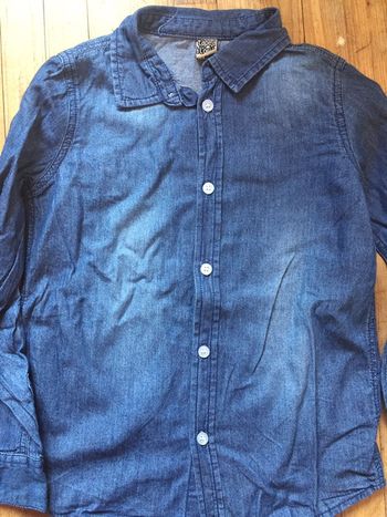 Chemise en jean#tape à l’œil #8 ans