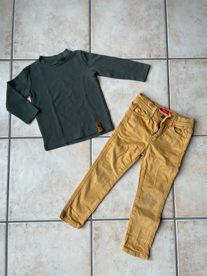 Ensemble jean/manche longue 3 ans