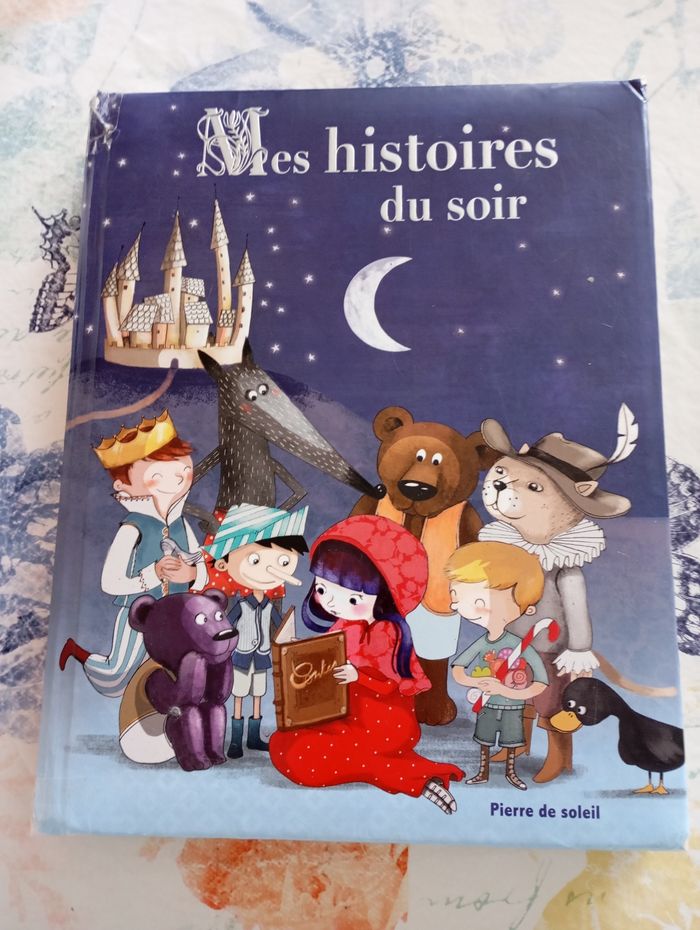 Livre  mes histoires du soir de Pierre de soleil