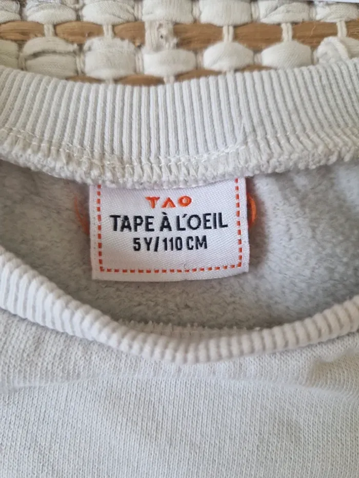 Pull fille 5 ans tape à l'œil - photo numéro 2
