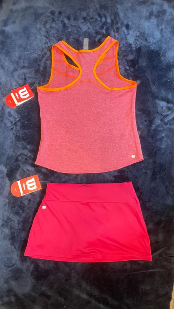 Wilson - Ensemble débardeur et Skirt G Compet Tank junior Taille S - 8 ans - photo numéro 2
