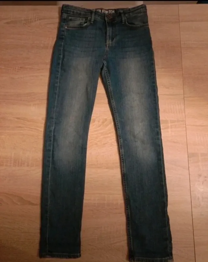 jean skinny bleu - 10-11 ans