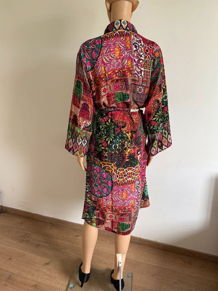 Robe mi longue neuve en soie Trebol taille S/M - photo numéro 9