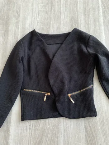 Veste style blazer noir 4 ans