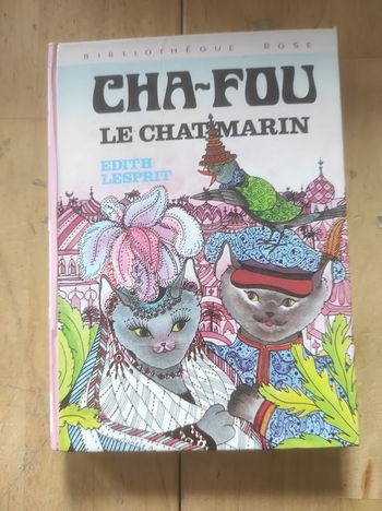 Cha-Fou le chat marin Edith Lesprit Bibliothèque Rose cartonnée 1975