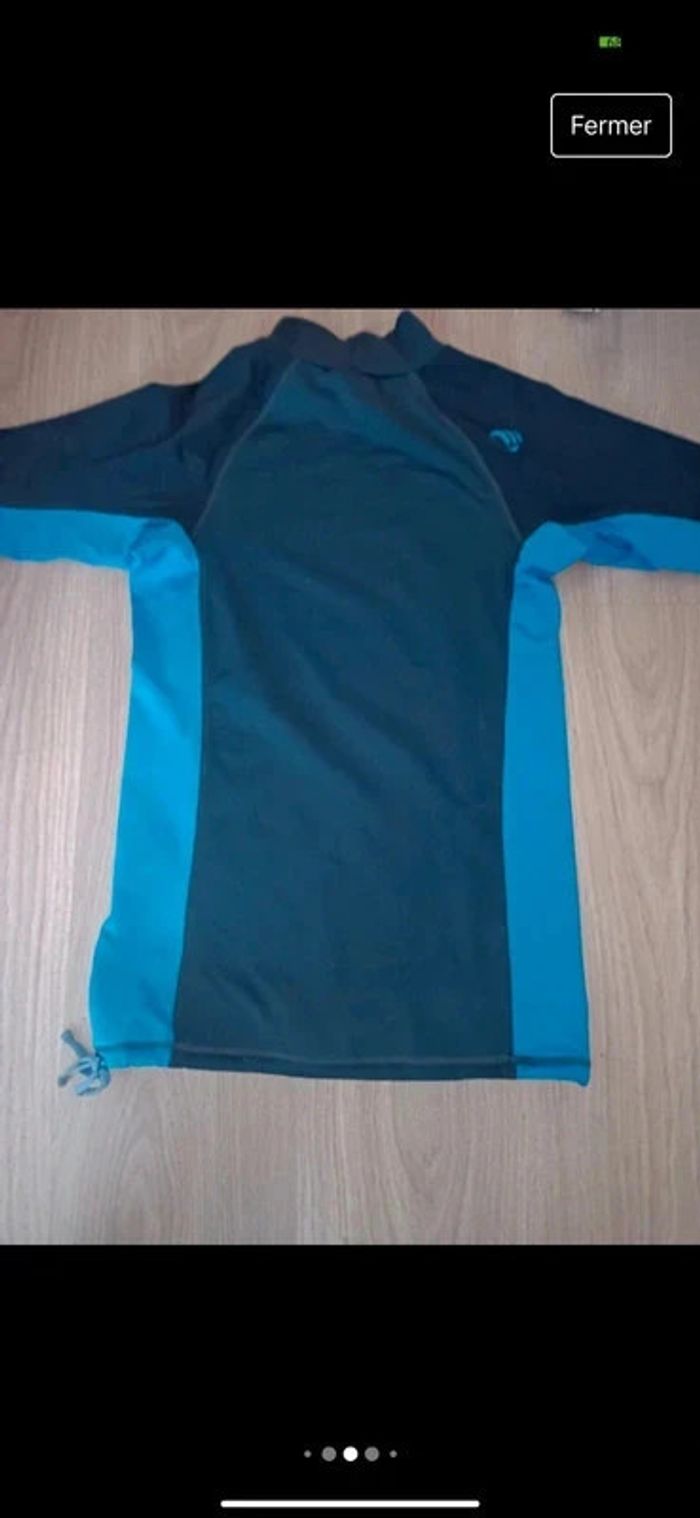 T-shirt d'eau/de mer/de plage Olaian homme taille S polaire à l'intérieur en excellent état. - photo numéro 7