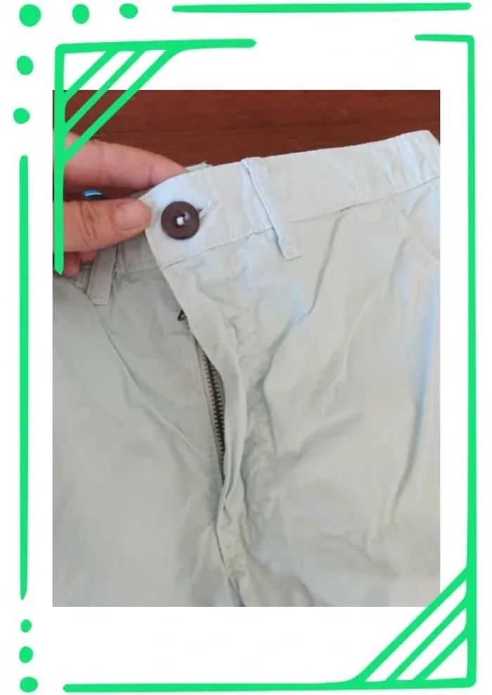 Short Chino Brice bleu ciel taille 40 - photo numéro 2