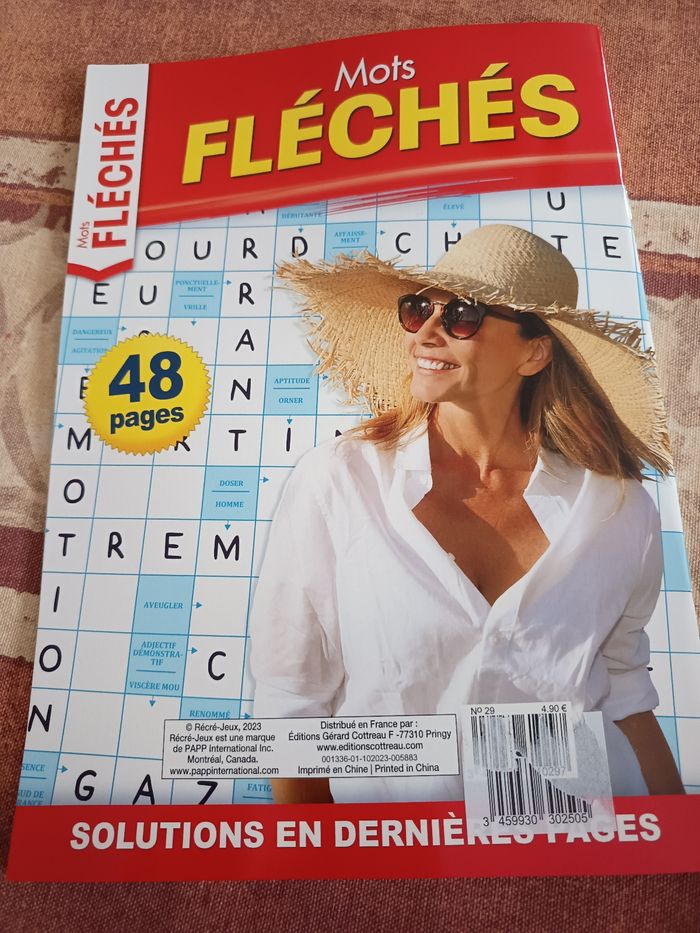 Livre cahier Mots fléchés - photo numéro 2