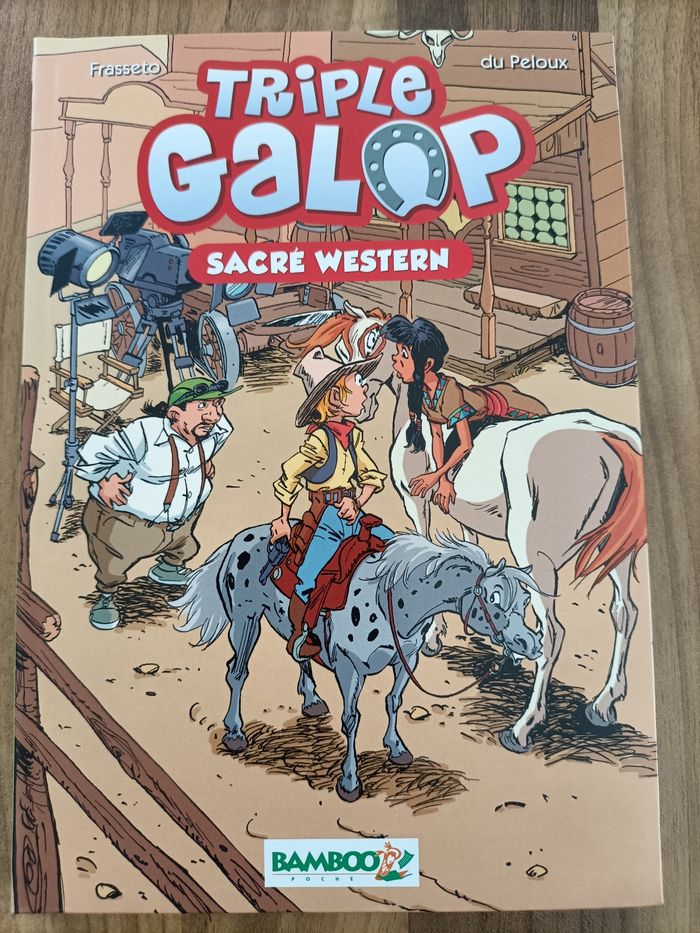 Livre Triple Galop tome 4 Sacré Western