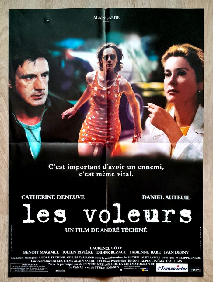 Affiche film cinéma Les voleurs de André Téchiné