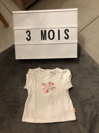 T-shirt 3 mois