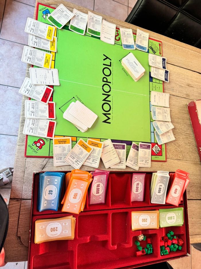 monopoly de luxe jeux miro 1985 - photo numéro 2