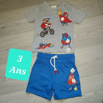 Ensemble été 3ans garçon 