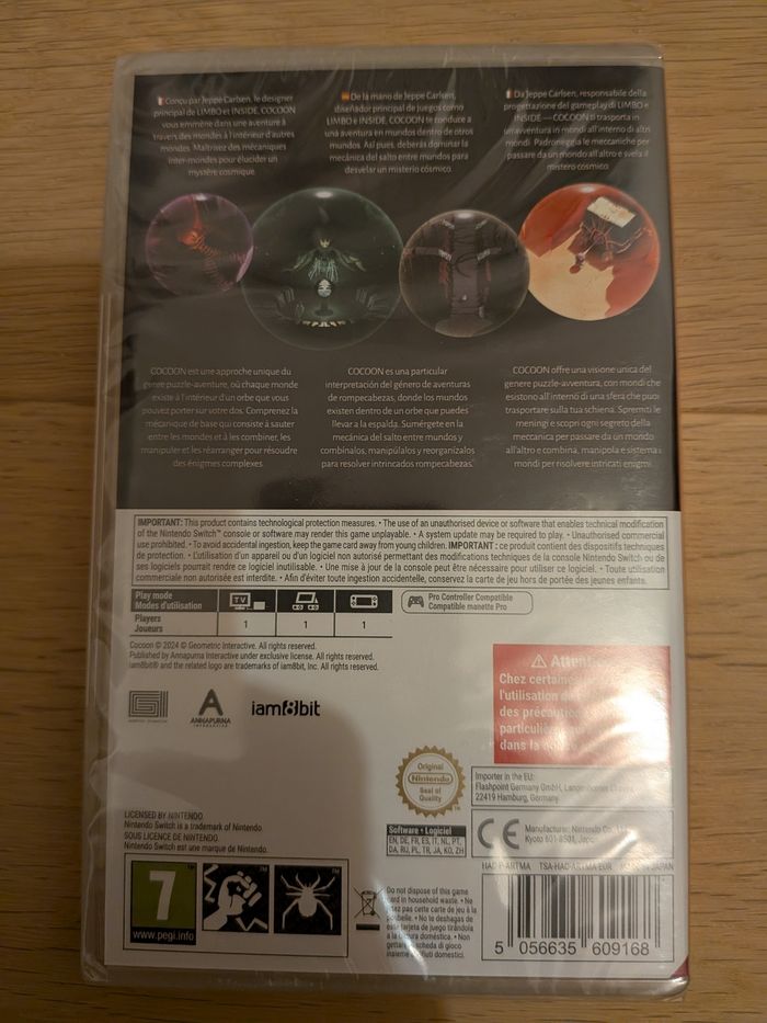 Cocoon switch neuf sous blister - photo numéro 2