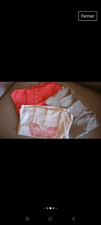 Lot 2 sous pulls et un top manches longues