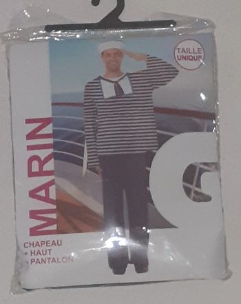 Déguisement 3 pièces marin TU