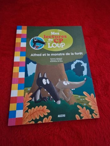 Livre mes lectures du CP avec loup Alfred et le monstre de la forêt
