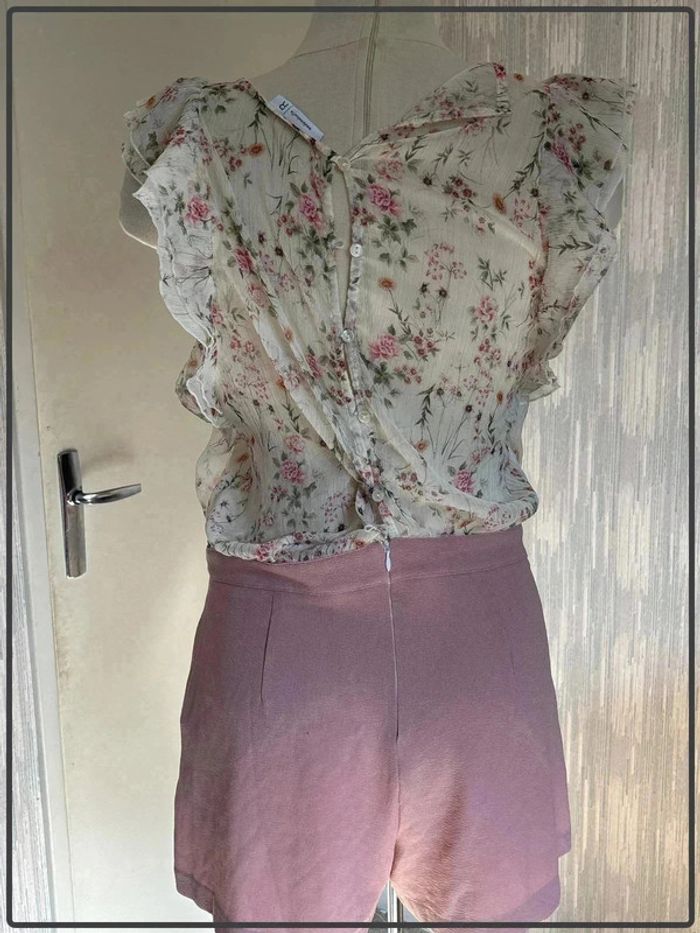 Magnifique combi short taille 40 marque mademoiselle R neuve * - photo numéro 4