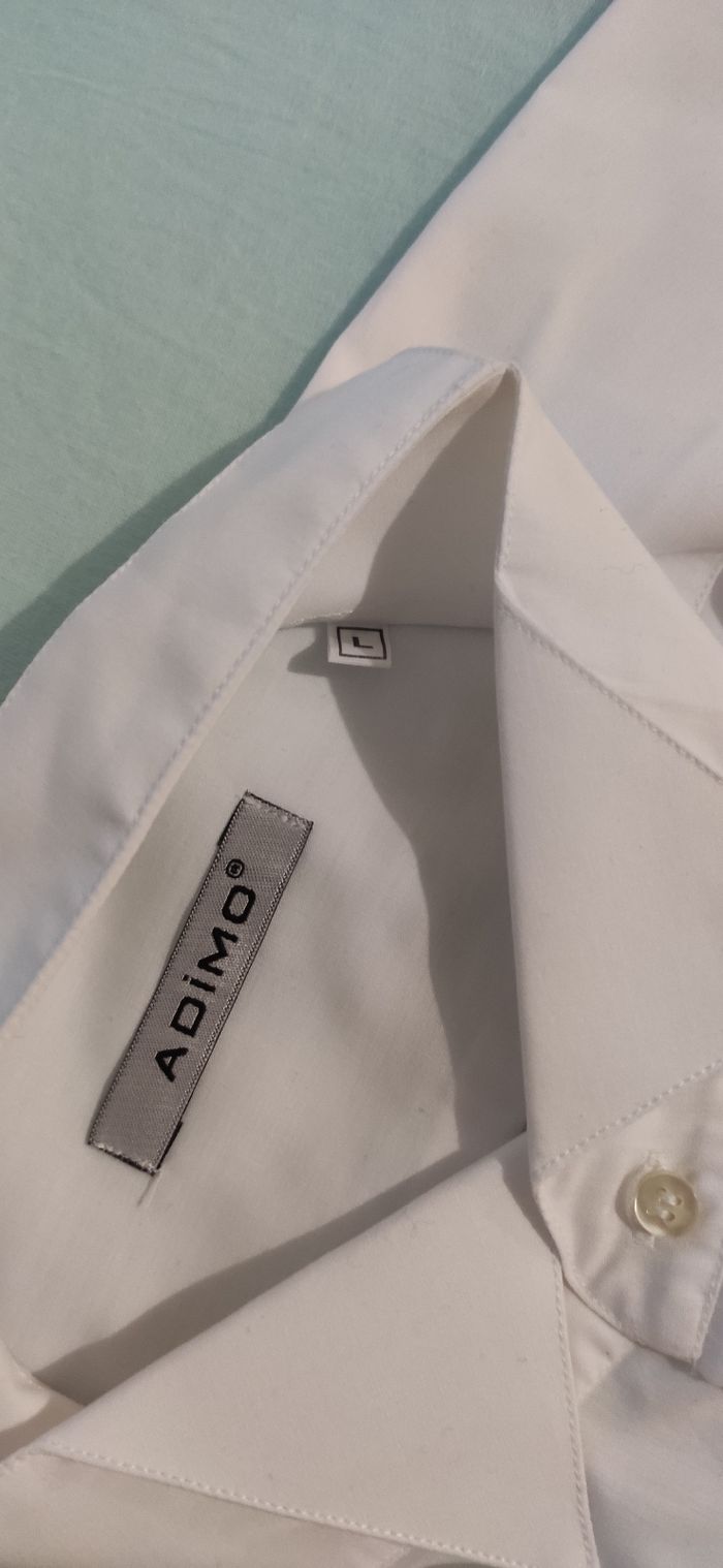 Chemise homme à boutons manchette neuve taille L - photo numéro 5