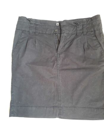 Jupe droite marron