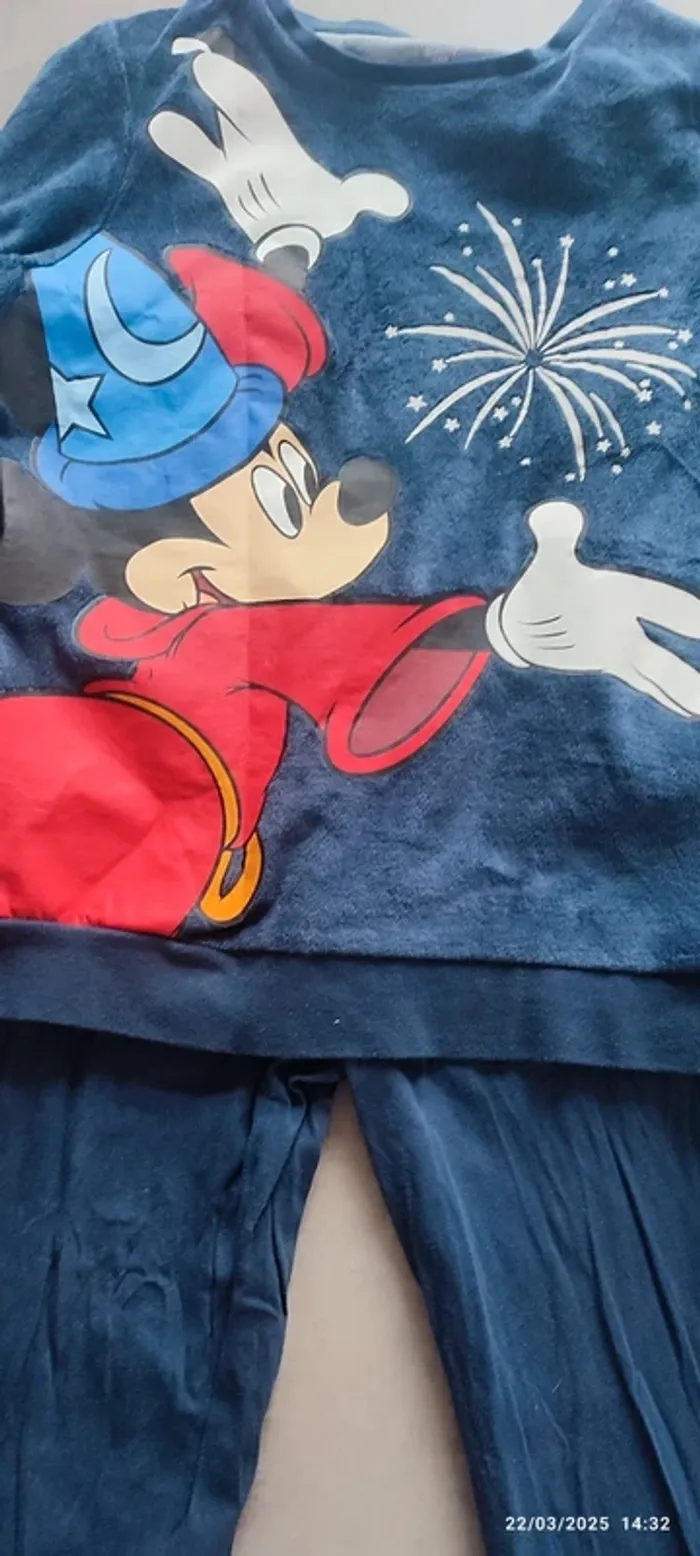 Pyjama mickey fantasia 10 ans - photo numéro 2