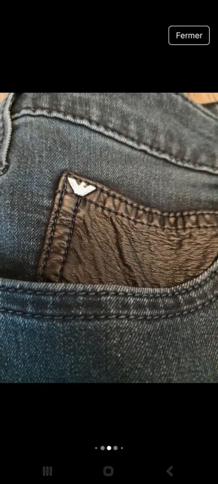Jeans Armani Jeans model Rose eu 29 fr 38 - photo numéro 4