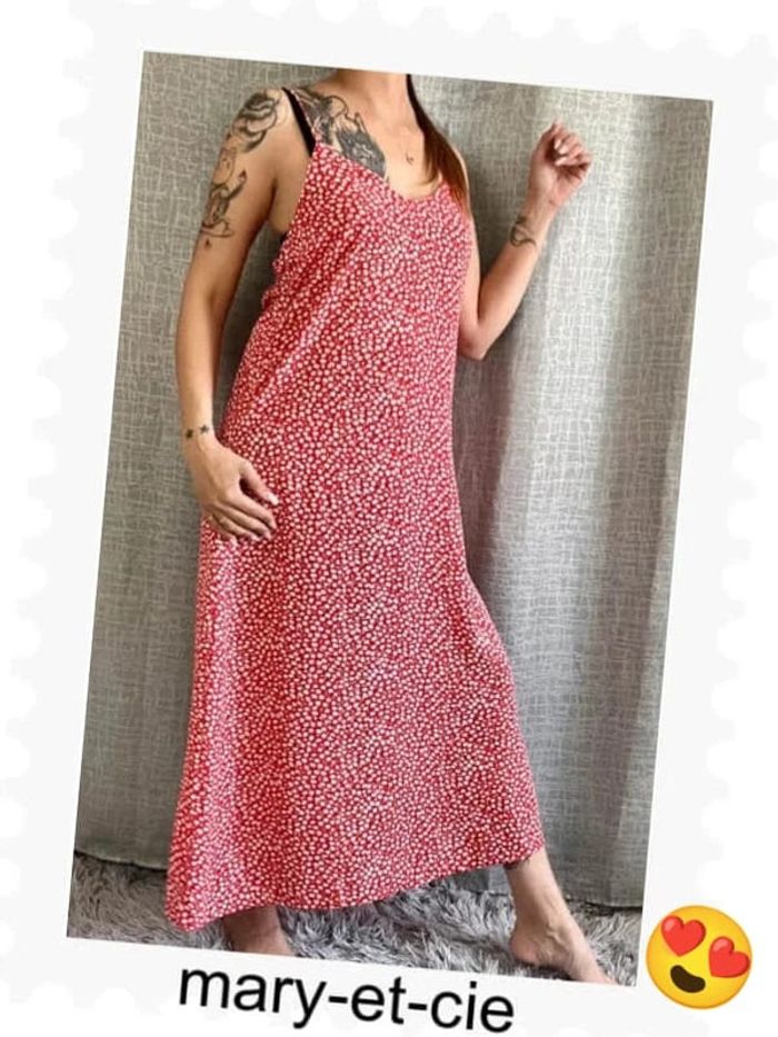 SOLDÉ - Robe longue à fines bretelles taille S - By one - photo numéro 2